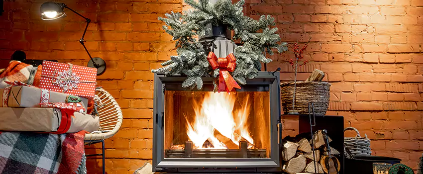 Travis Industries Linear Gas Fireplace Installation in Roselle, New Jersey
