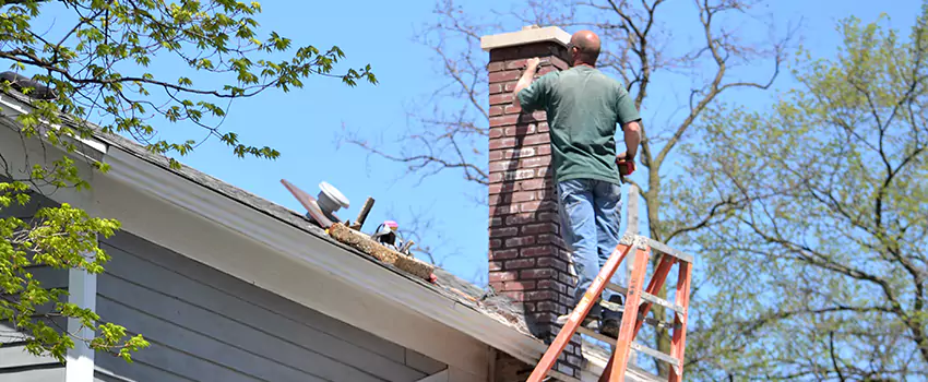 Vinyl and PVC Chimney Flashing Installation in Roselle, NJ