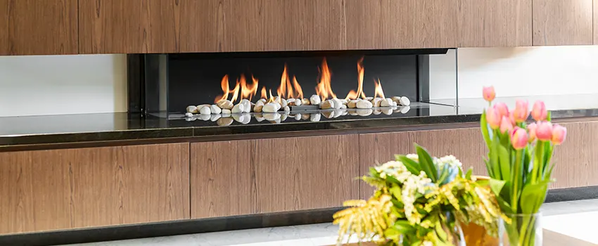 Double-height Fireplace Design Refurbishment in Roselle, New Jersey